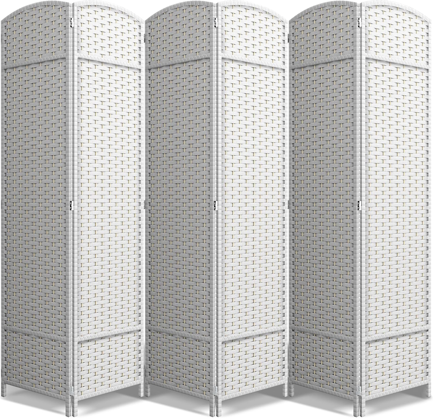 Sorbus 6 Panel Room Divider - Stylish Privacy Screen Solution