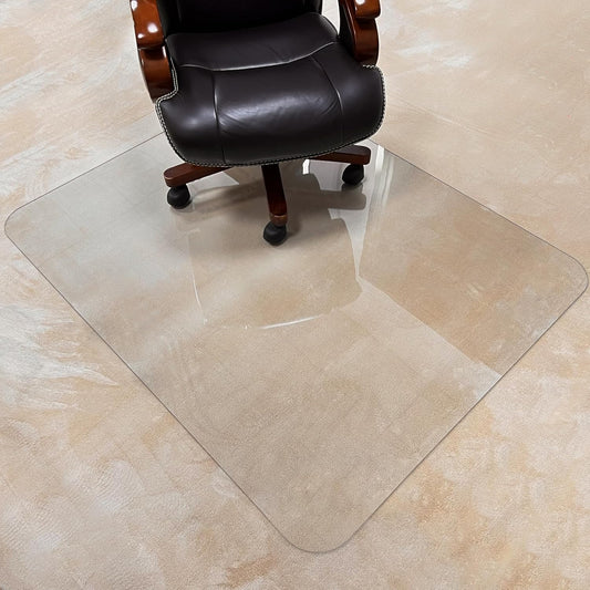 Large Size Crystal Clear Heavy Duty Hard Chair Mat for Floors