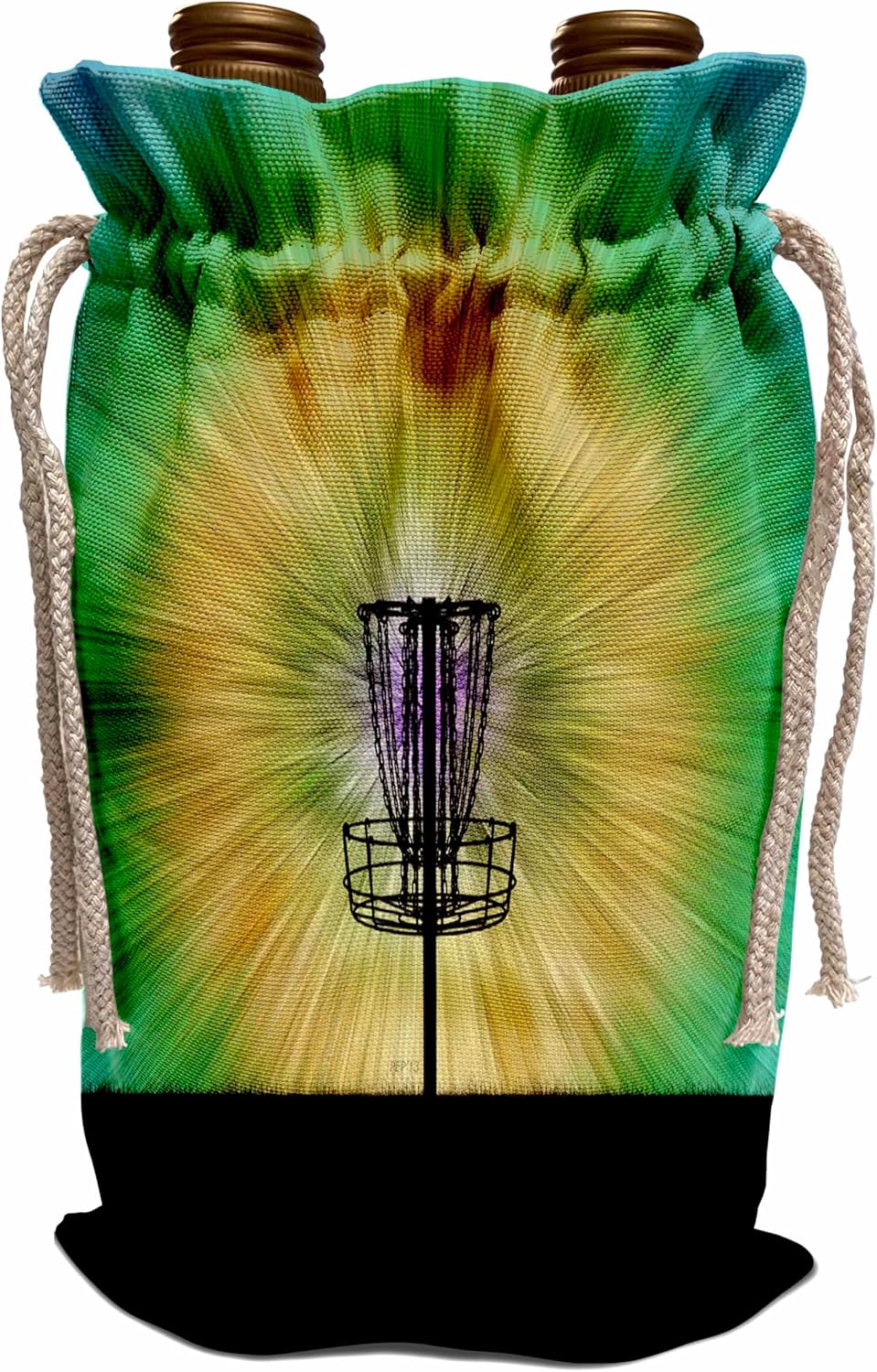 Tie Dye Disc Golf Basket - Colorful Fun Design