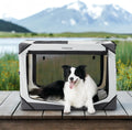 Lesure Collapsible Dog Crate - Portable Travel Kennel for Large Dog