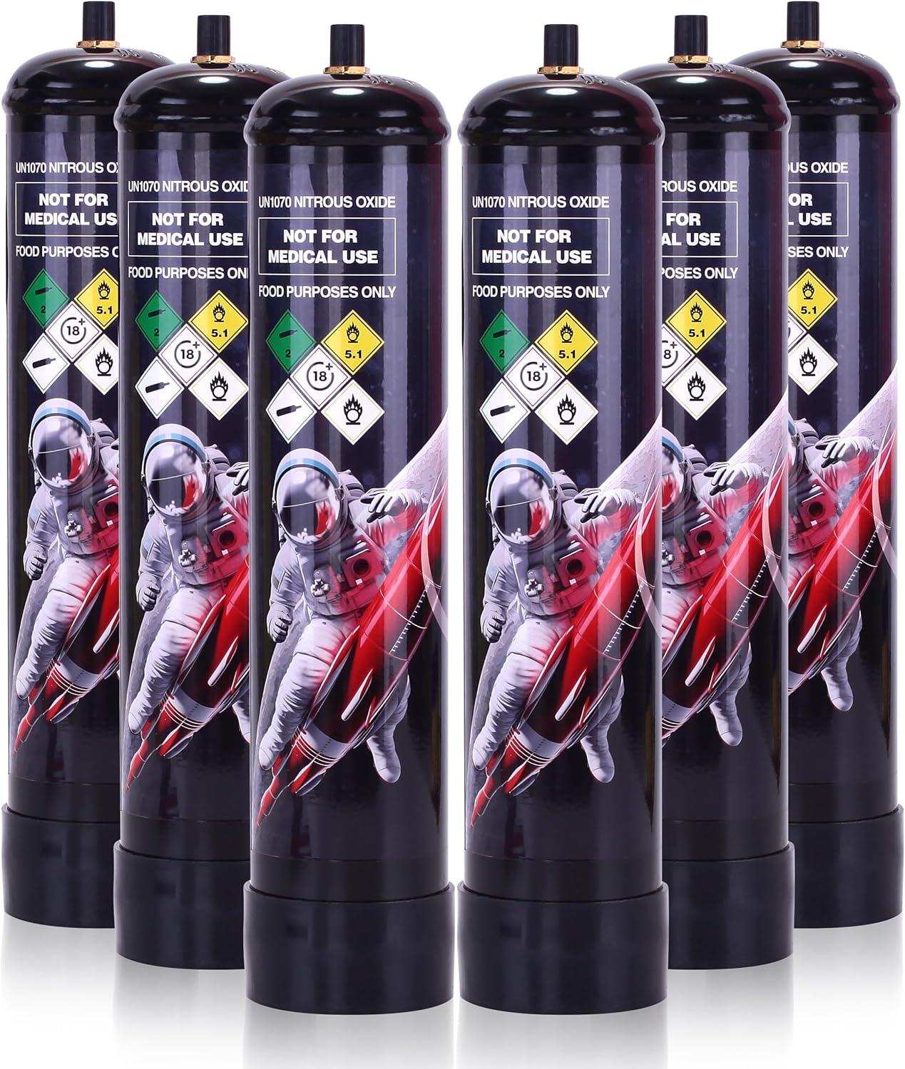 Whip Cream 6-Pack Nitrous Charger for Delicious Treats