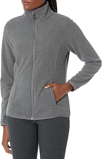 Classic-Fit Full-Zip Polar Soft Fleece Jacket for Women