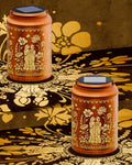 Solar Lanterns 2 Pack Outdoor Decorative Lanterns - Warm Garden Glow