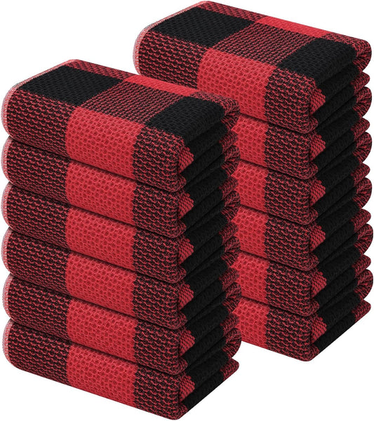 100% Cotton Waffle Weave Kitchen Towels for Every Kitchen Need