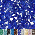Skyflame 15LB Fire Glass 1/2 in Cobalt Blue - Reflective Fire Pit