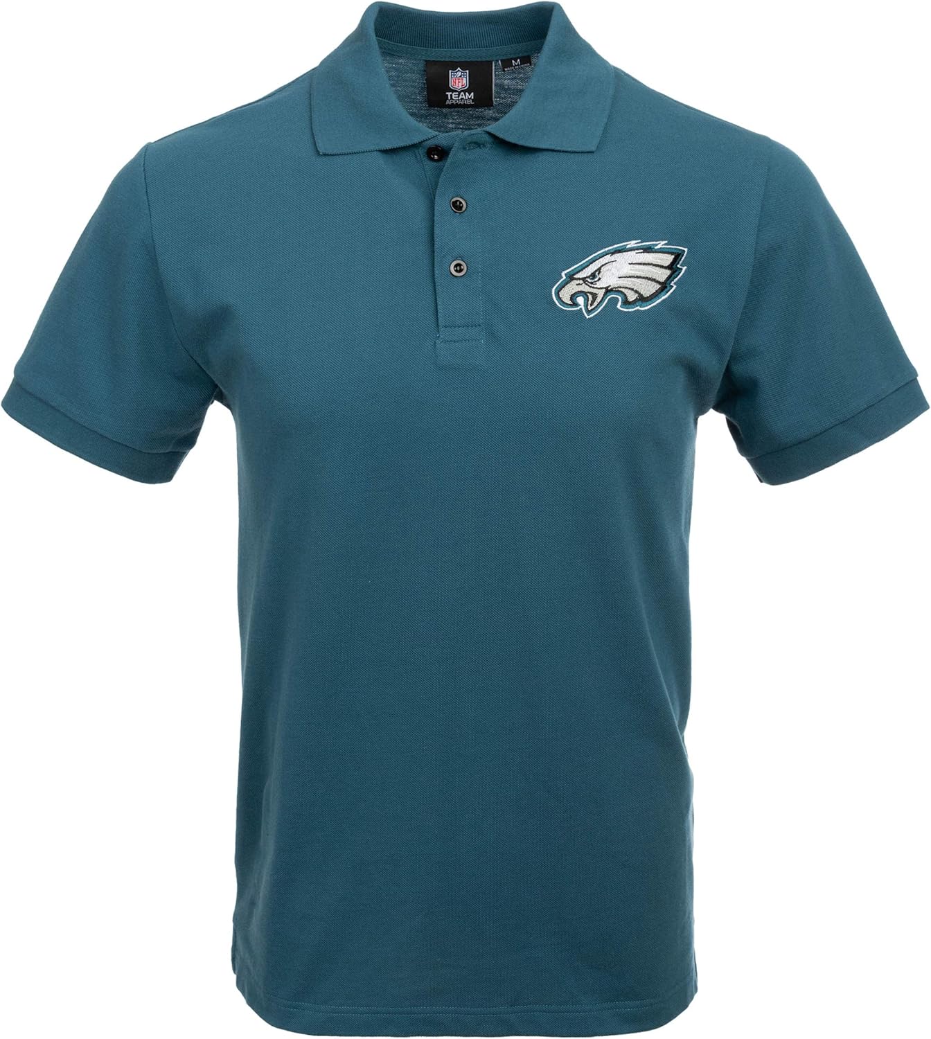FOCO Men's NFL Team Logo Casual Color Polo Short Sleeve Shirt
