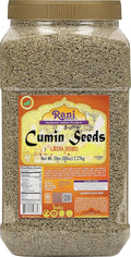 Rani Cumin Seeds Whole (Jeera) 80oz Bulk Jar - Premium Indian Cumin