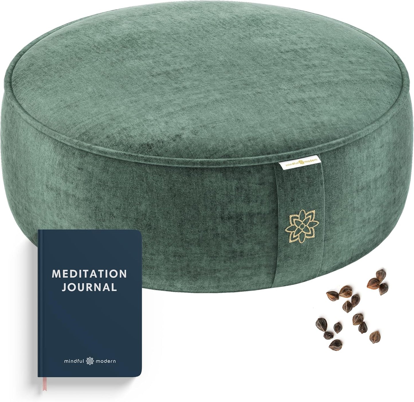 Mindful Modern Velvet Meditation Cushion for Ultimate Comfort
