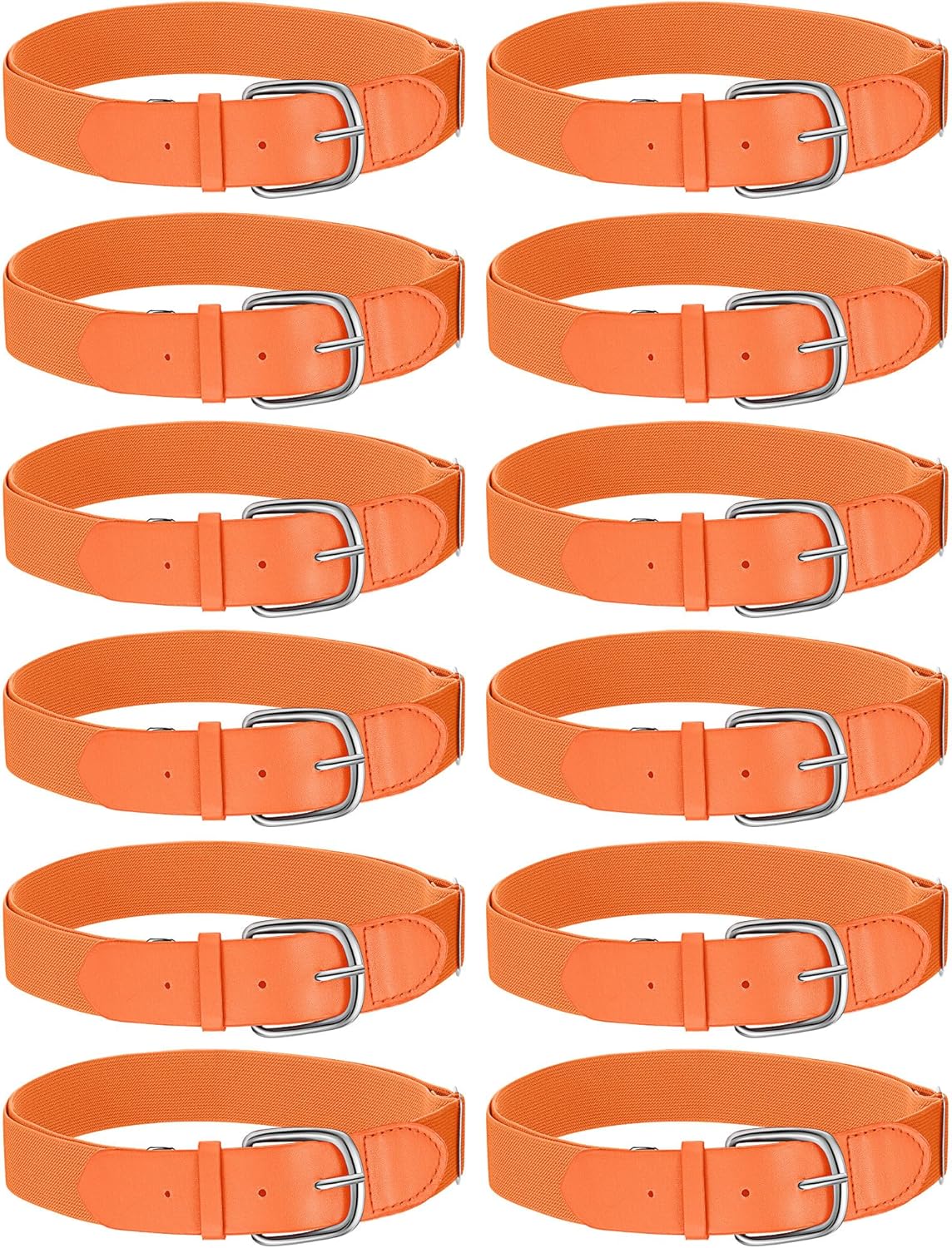 Hercicy 12 Pcs Baseball Belts for Adults and Youth Adjustable