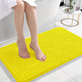 OLANLY Bathroom Rug 24x16 - Soft Absorbent Chenille Mat