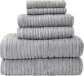 CloudSoft Cotton Luxury 6 Pc Towel Set for Bath & Gift - Plush Comfort