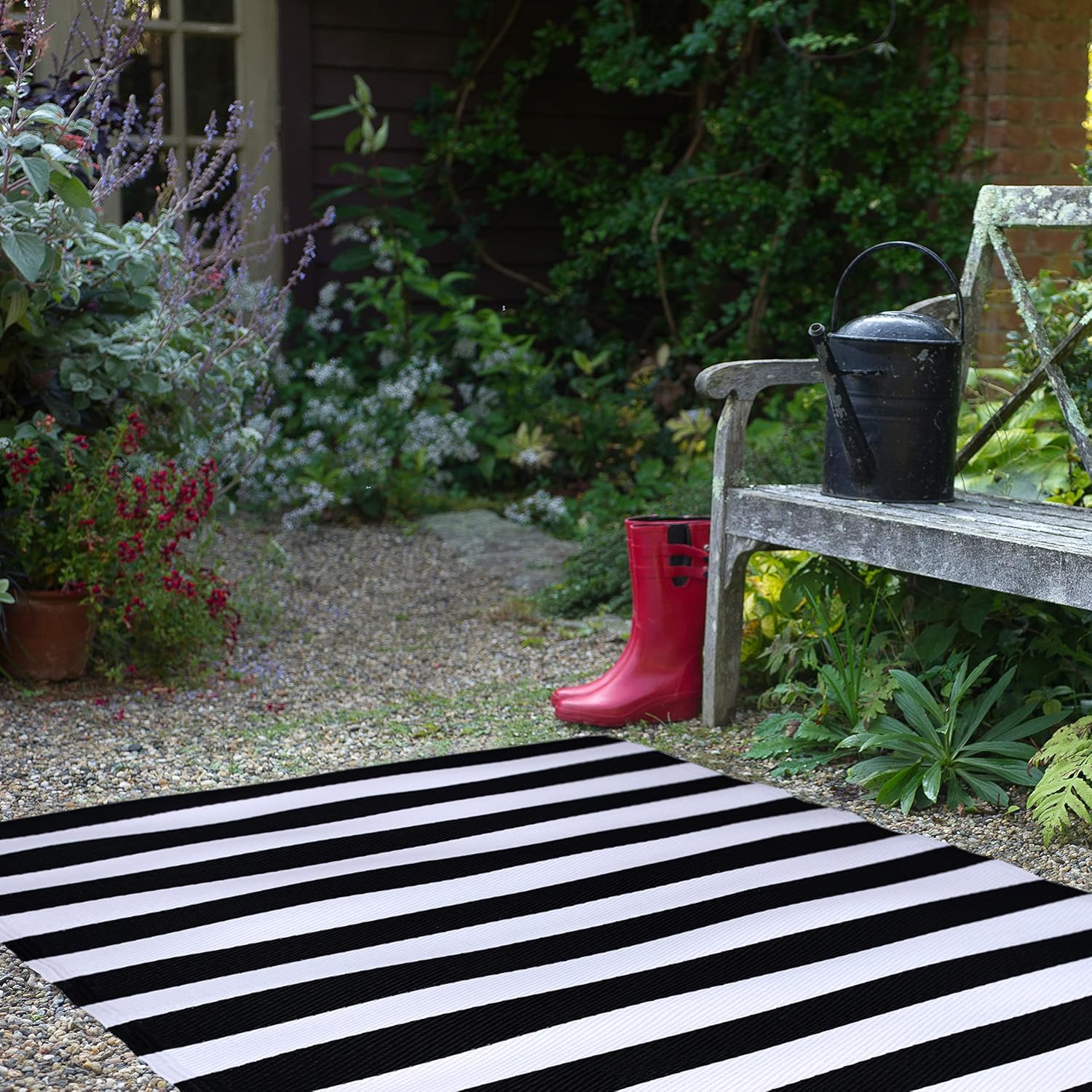FH Home Outdoor Rug - Waterproof, Reversible, Fade Resistant