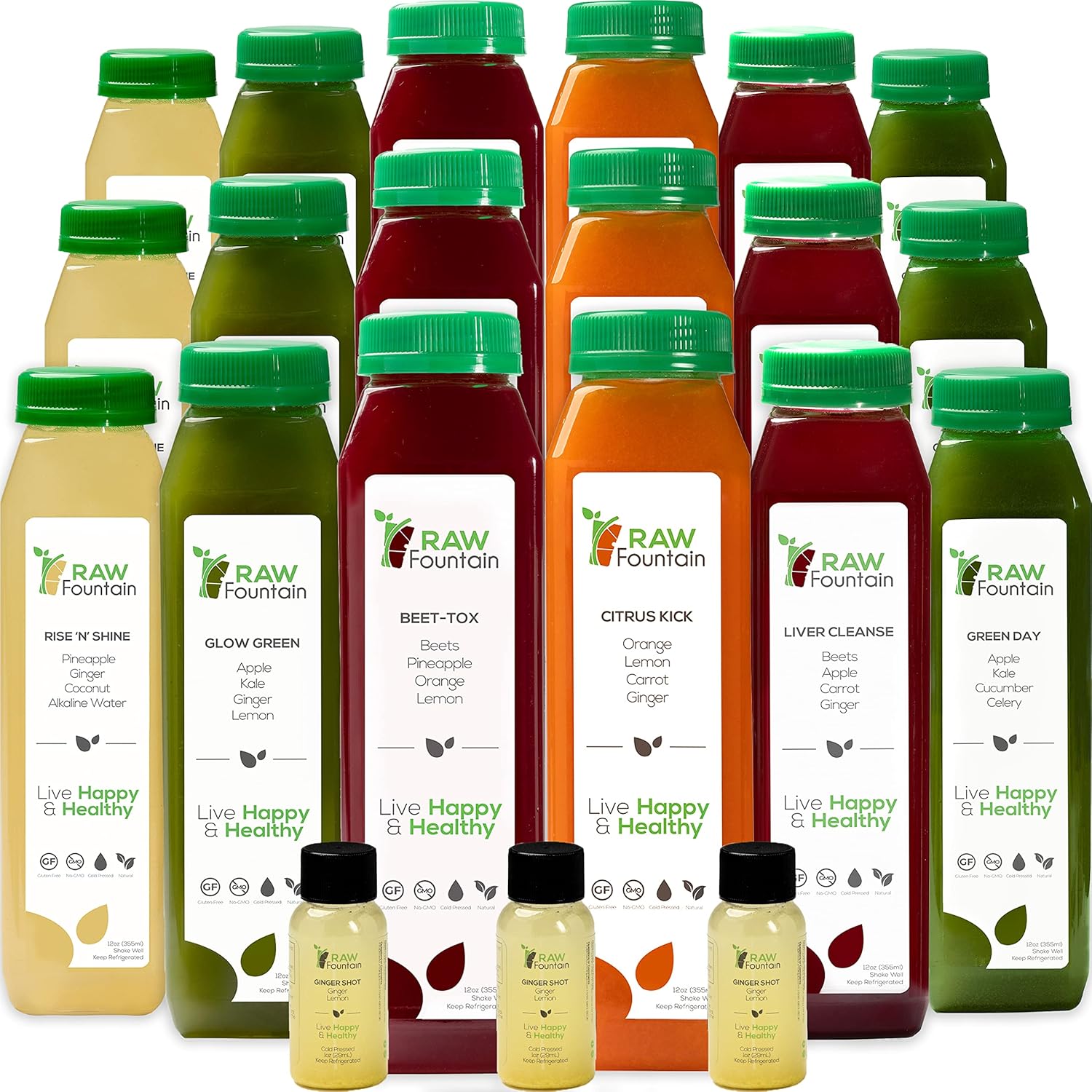 7 Day Juice Cleanse for Detox and Healthy Diet Jumpstart