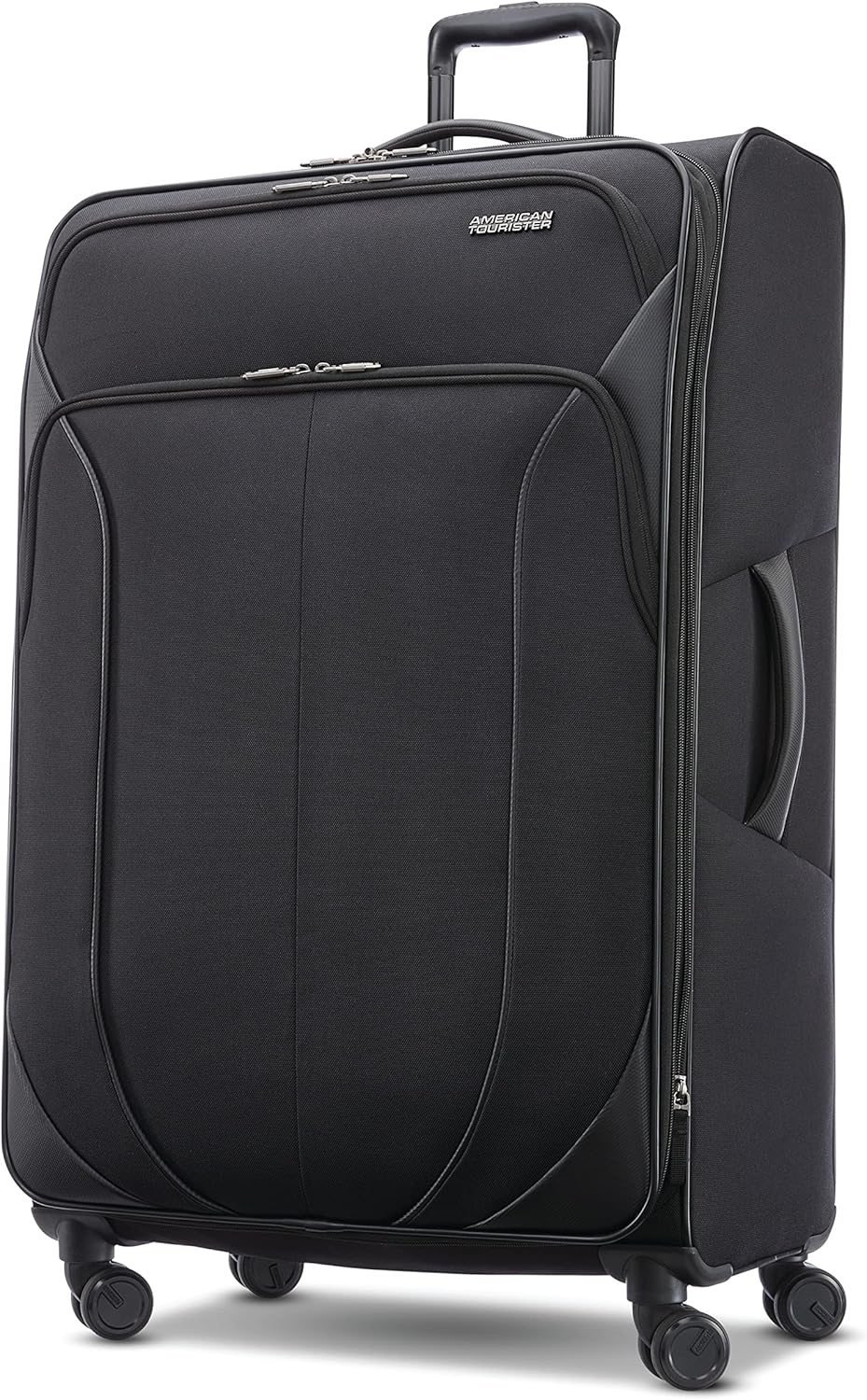 Expandable Softside Luggage with Spinner Wheels for Travel