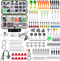 Fishing Lures 212 Pc Tackle Box Set - Complete Fresh & Saltwater Kit