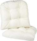 Non-Slip Overstuffed Chair Cushions by Klear Vu for Dining Rooms