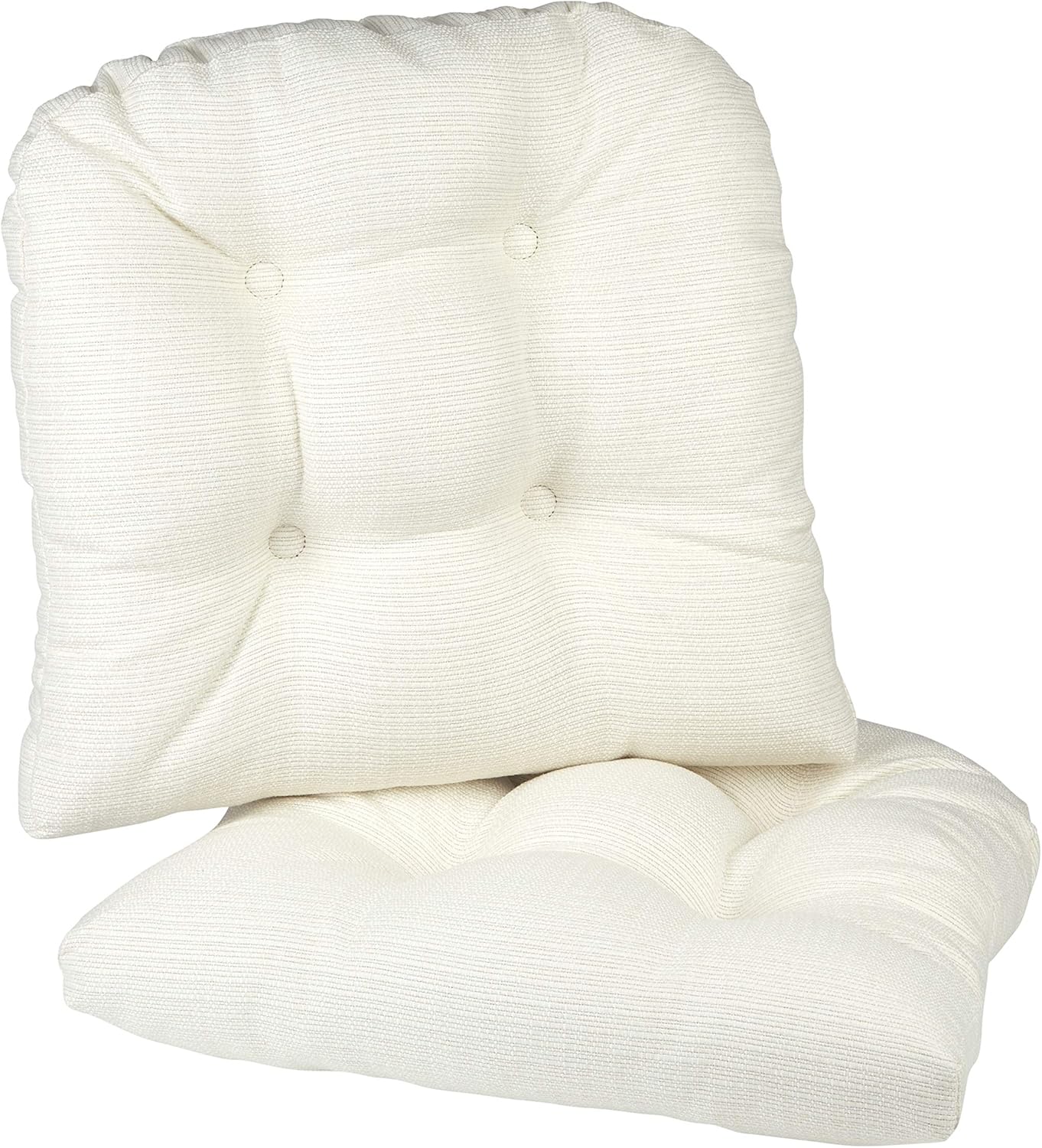 Klear Vu Gripper Overstuffed Non-Slip Dining Chair Cushions