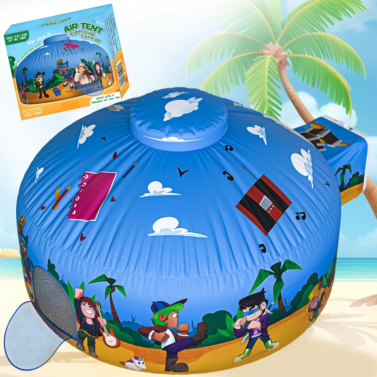 Instant Setup Blox Air Tent for Kids by Skywin