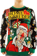 Ugly Christmas Party Knitted Ugly Christmas Sweater - Funny Santa fit