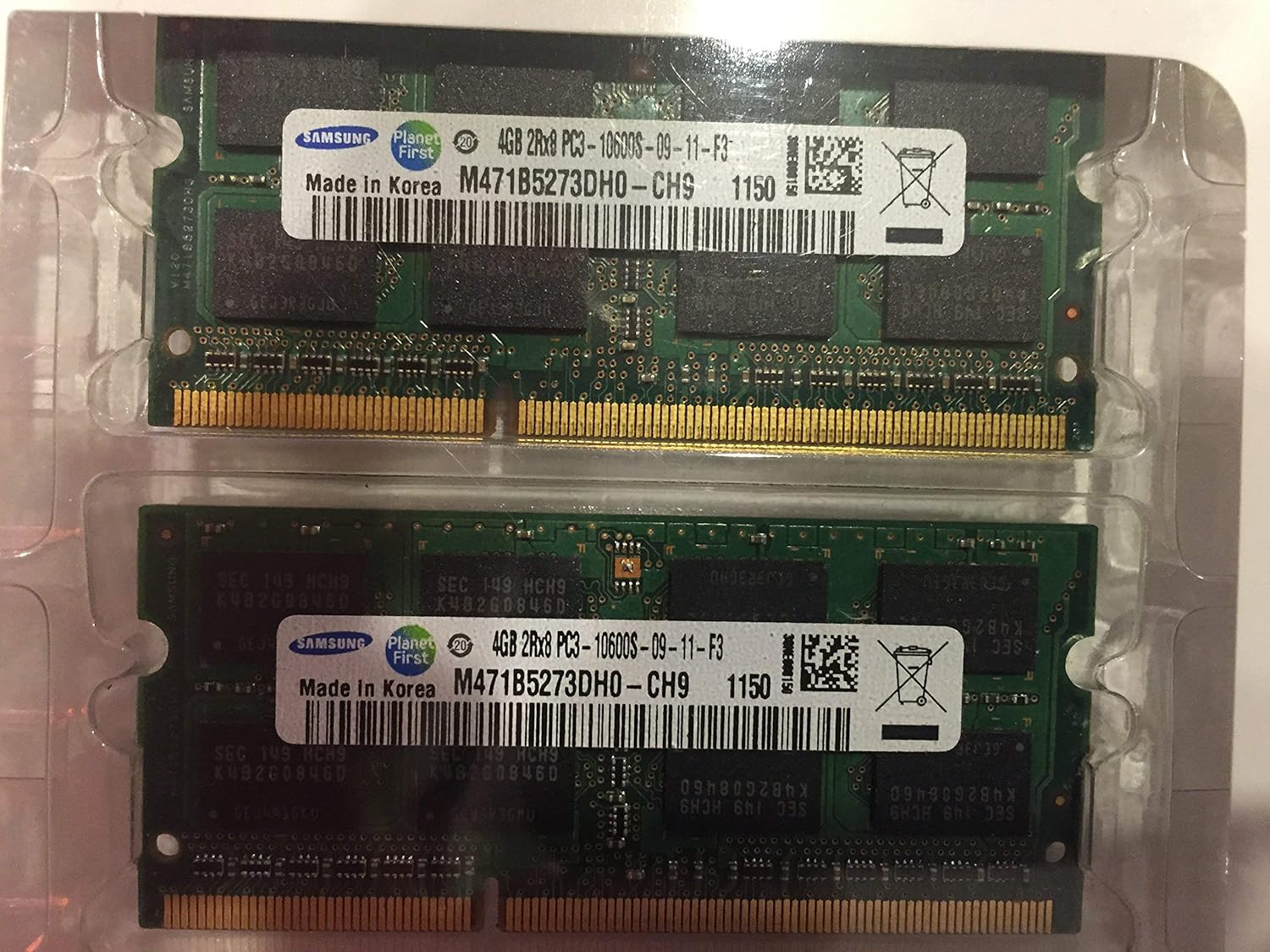 SAMSUNG 8GB DDR3 1333 MHz SODIMM Laptop Memory for Mac