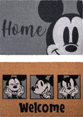 Mickey Mouse Coir Doormat 2x3 (2-Pack) - Durable Welcome Mats