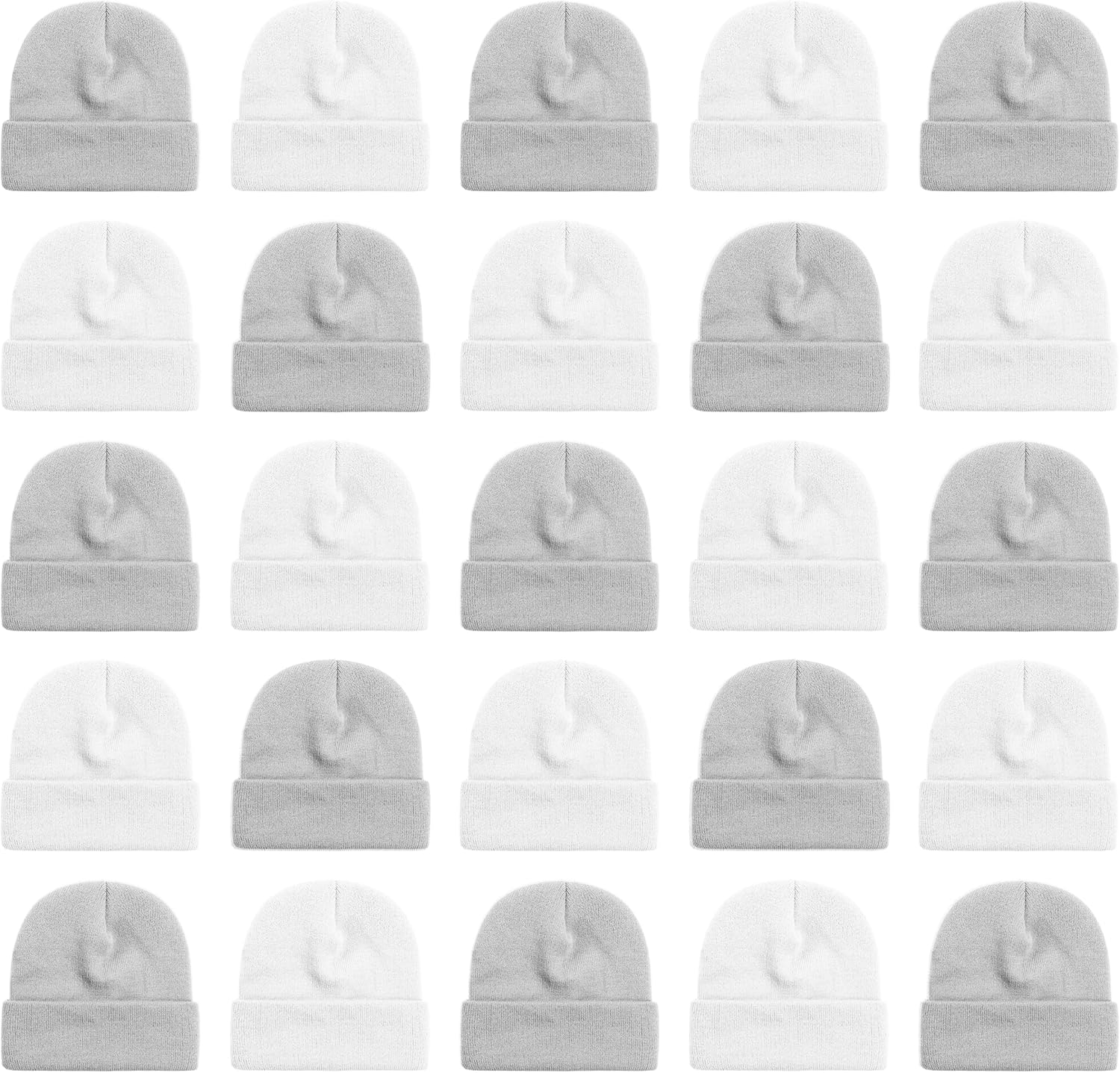 25 Pack Winter Beanie Hats for Ultimate Cold Weather Comfort