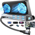 Dual Cooling Fans 12-in-1 Steam Deck Docking Station - 4K@60Hz Hub