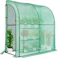 VIVOSUN Lean-to Greenhouse 79x39x83 in - Space-Saving Wall House