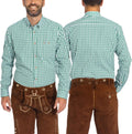 BAVARIA TRACHTEN German Oktoberfest Shirt for Men - Classic Checkered