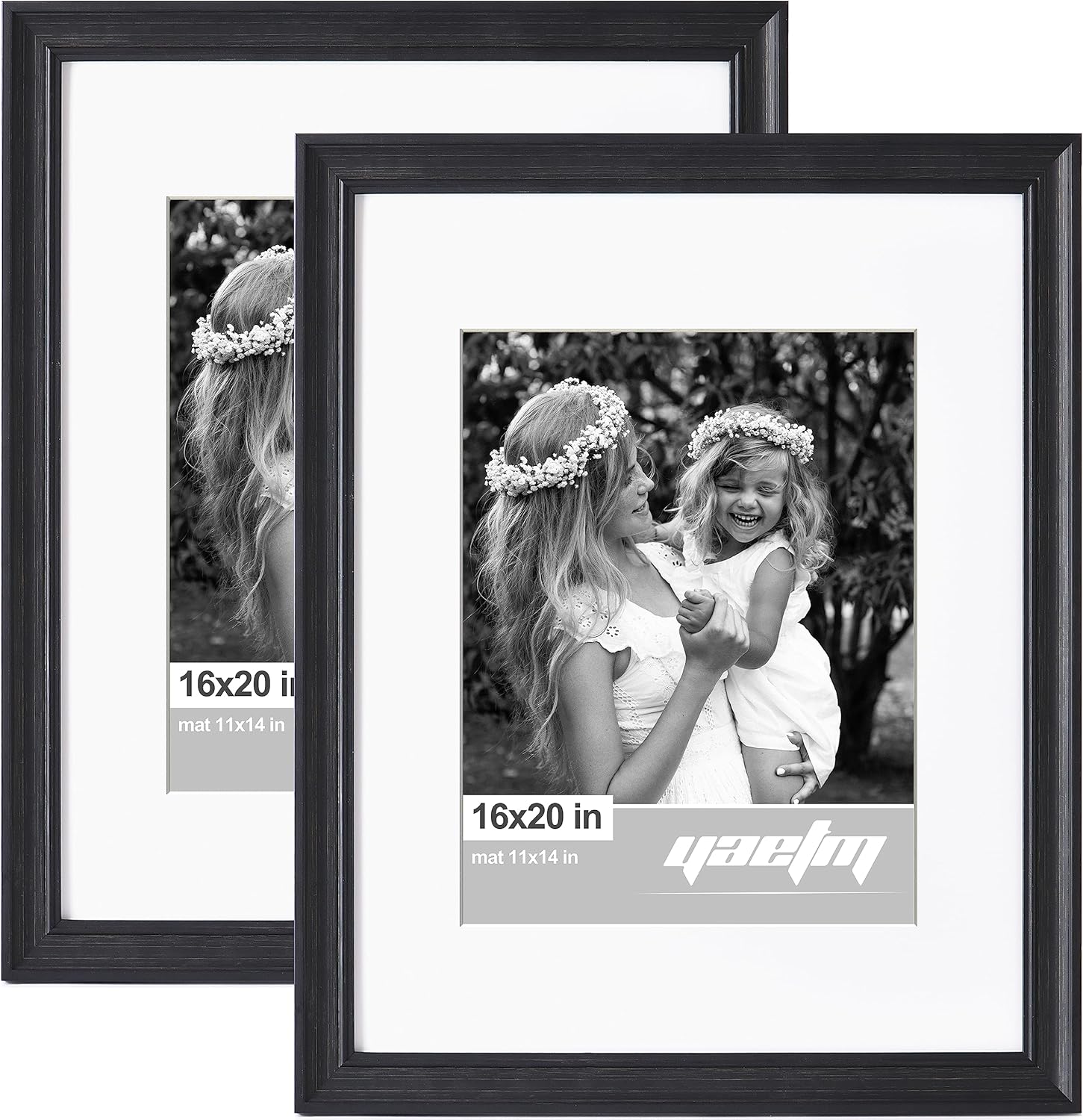 Yaetm 16x20 Picture Frame Set of 2 for Wall Gallery Display