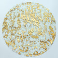 Set of 12 Gold Foil Placemats - Elegant Table Decor