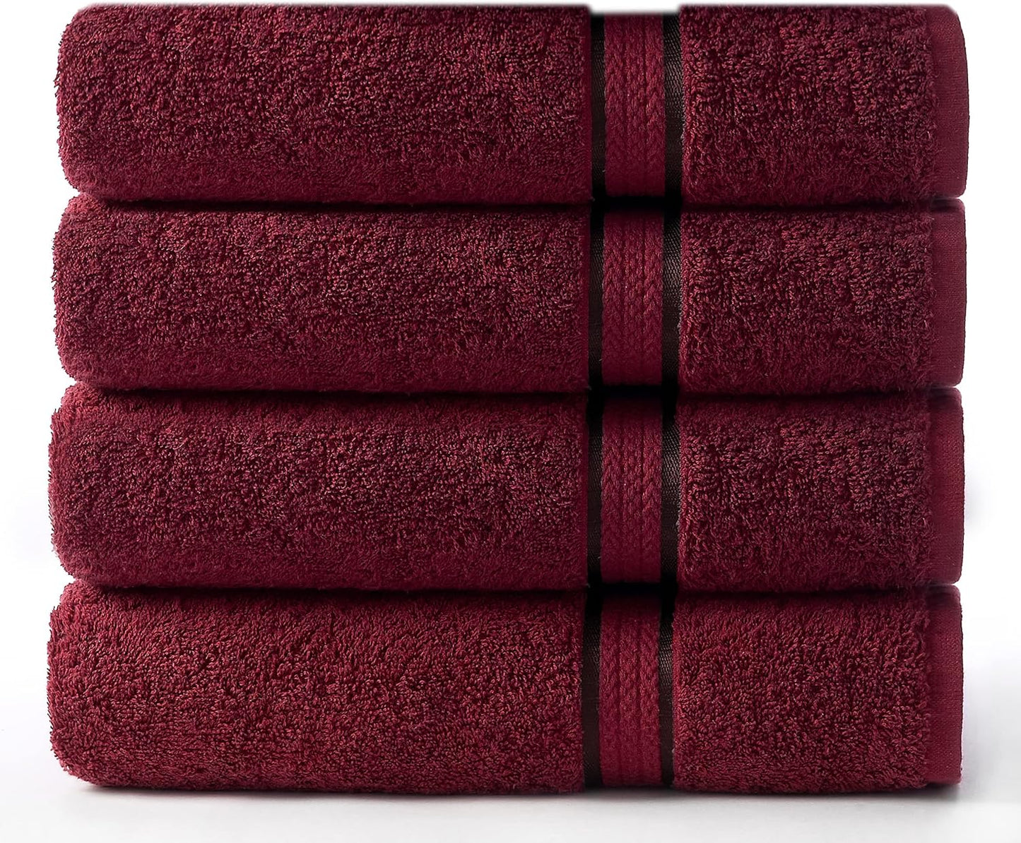 Cotton Craft Ultra Soft Bath Towels - Luxurious 4 Pack Set