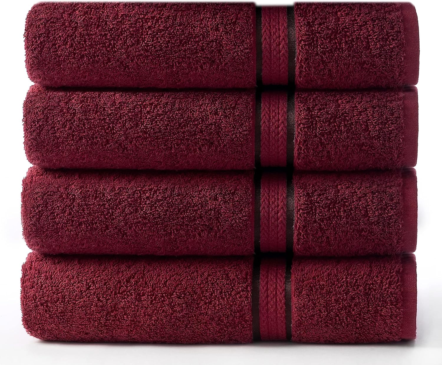 Cotton Craft Ultra Soft Bath Towels - Luxurious 4 Pack Set