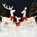 4ft 2D Lighted Christmas Deer Family Set - Warm White LED Yard Display
