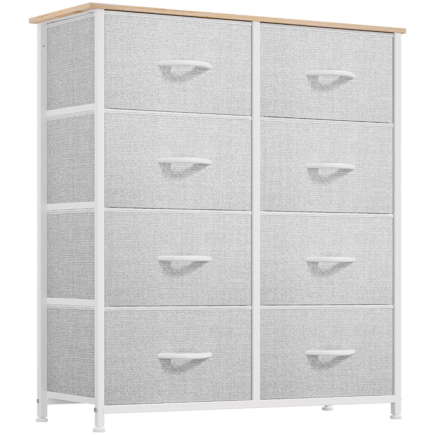 YITAHOME Fabric Dresser with 8 Drawers for Bedroom Storage