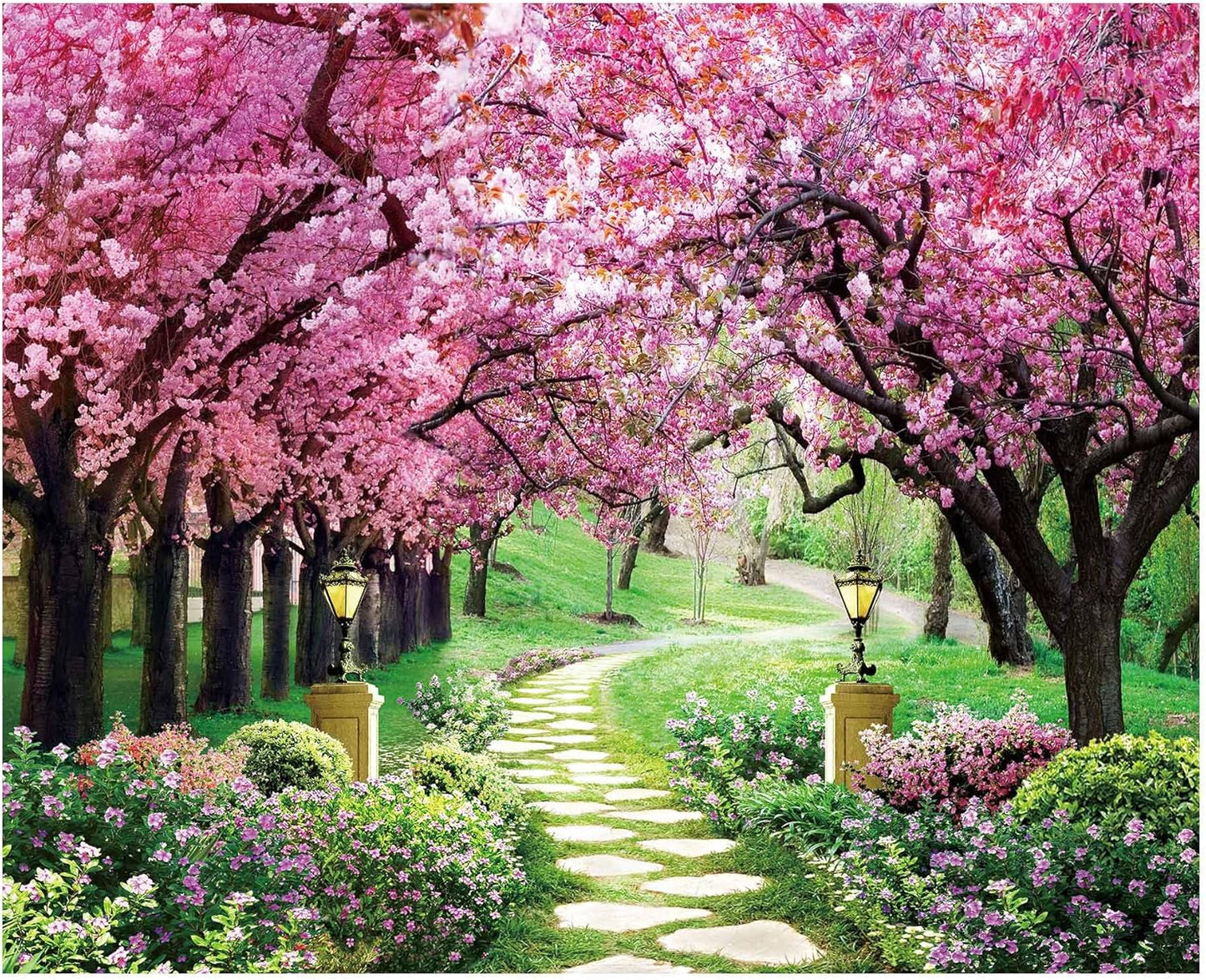 Funnytree 118x95 Spring Backdrop for Weddings and Parties