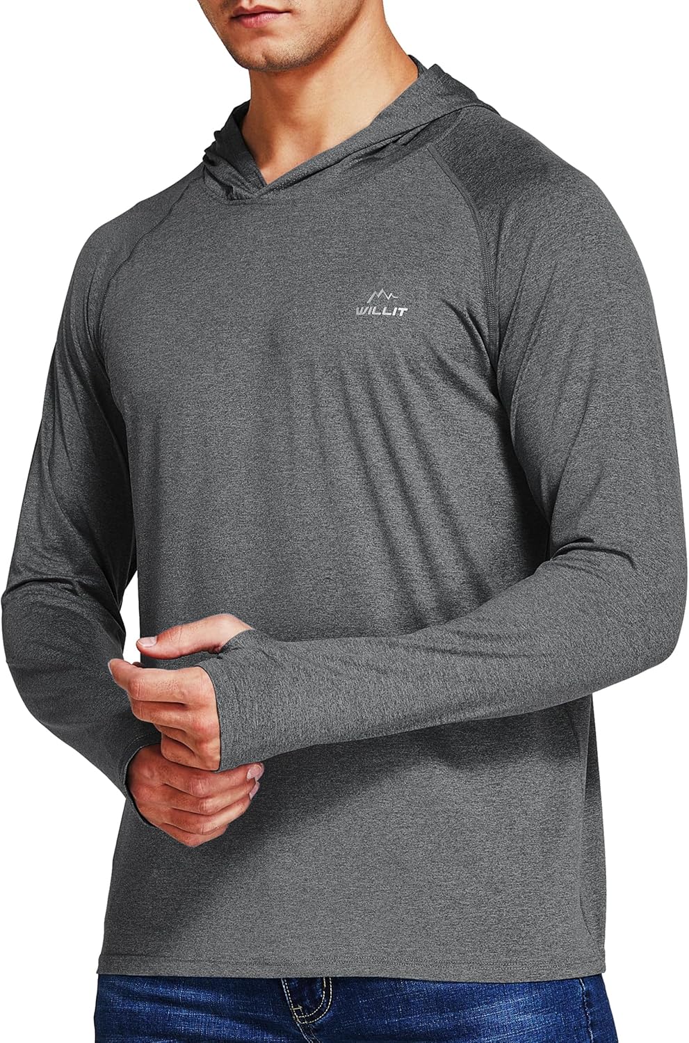 Willit Men's Sun Shirts UPF 50+ Rash Guard for Outdoor Activities