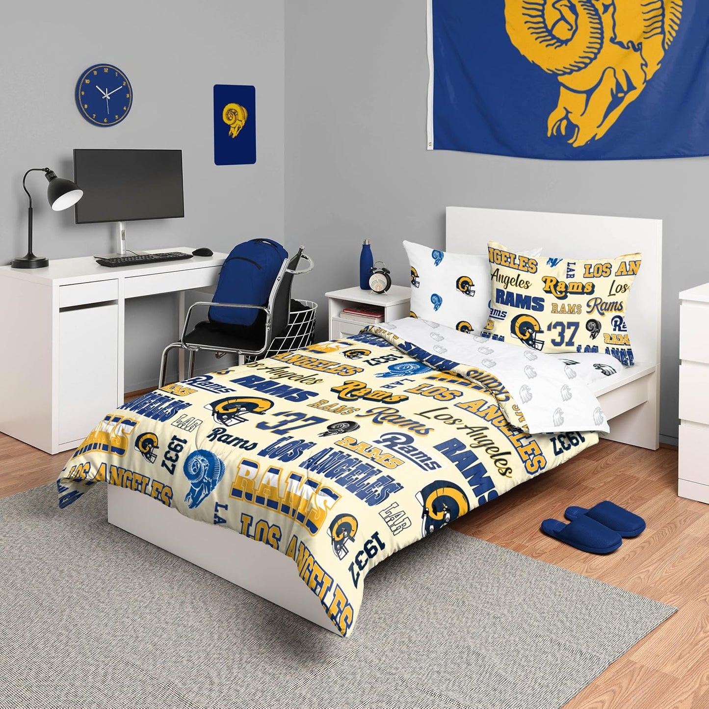 NFL Team Logo Bed in a Bag Comforter Set for Ultimate Fans