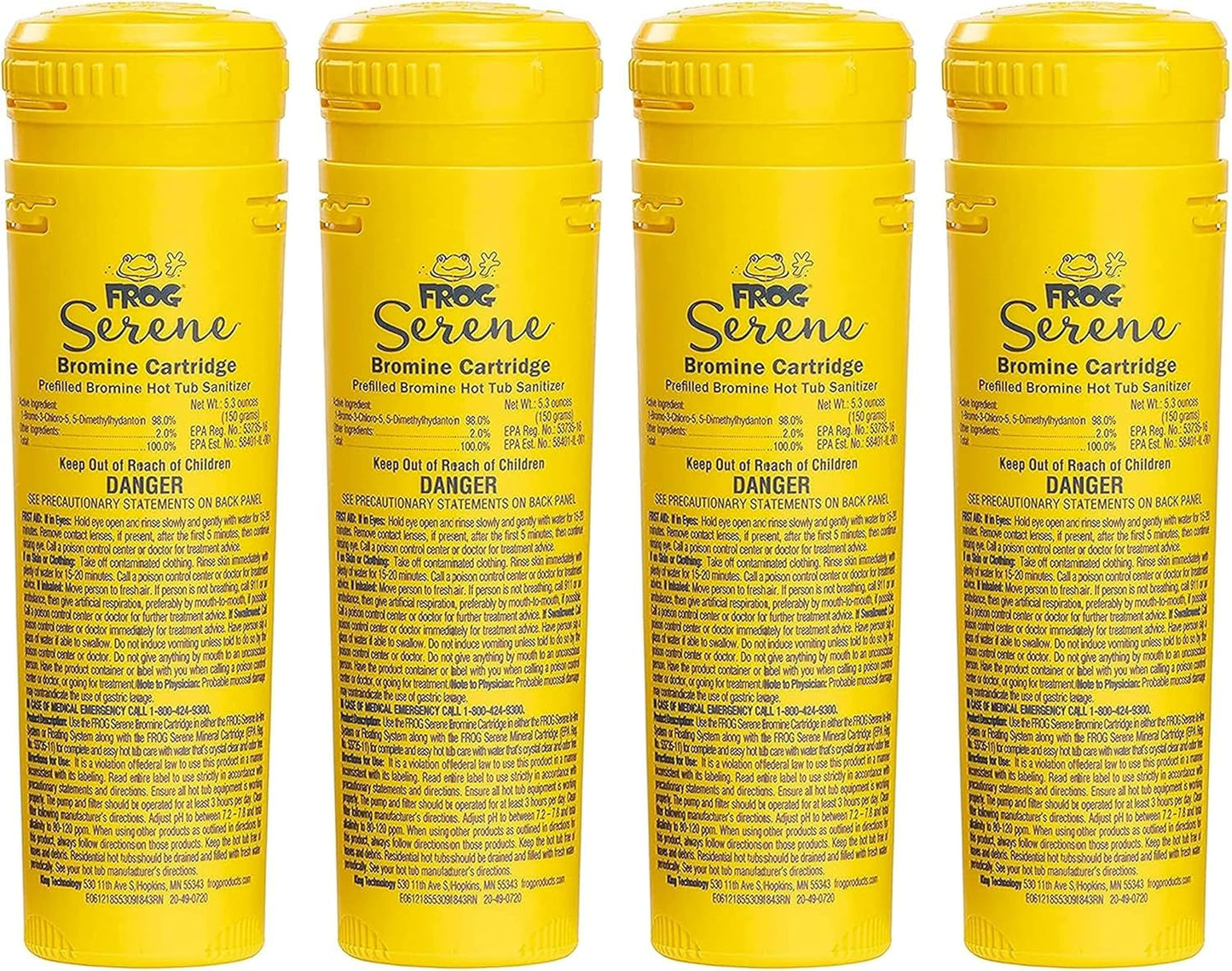 FROG Serene Bromine Cartridges for Easy Hot Tub Maintenance