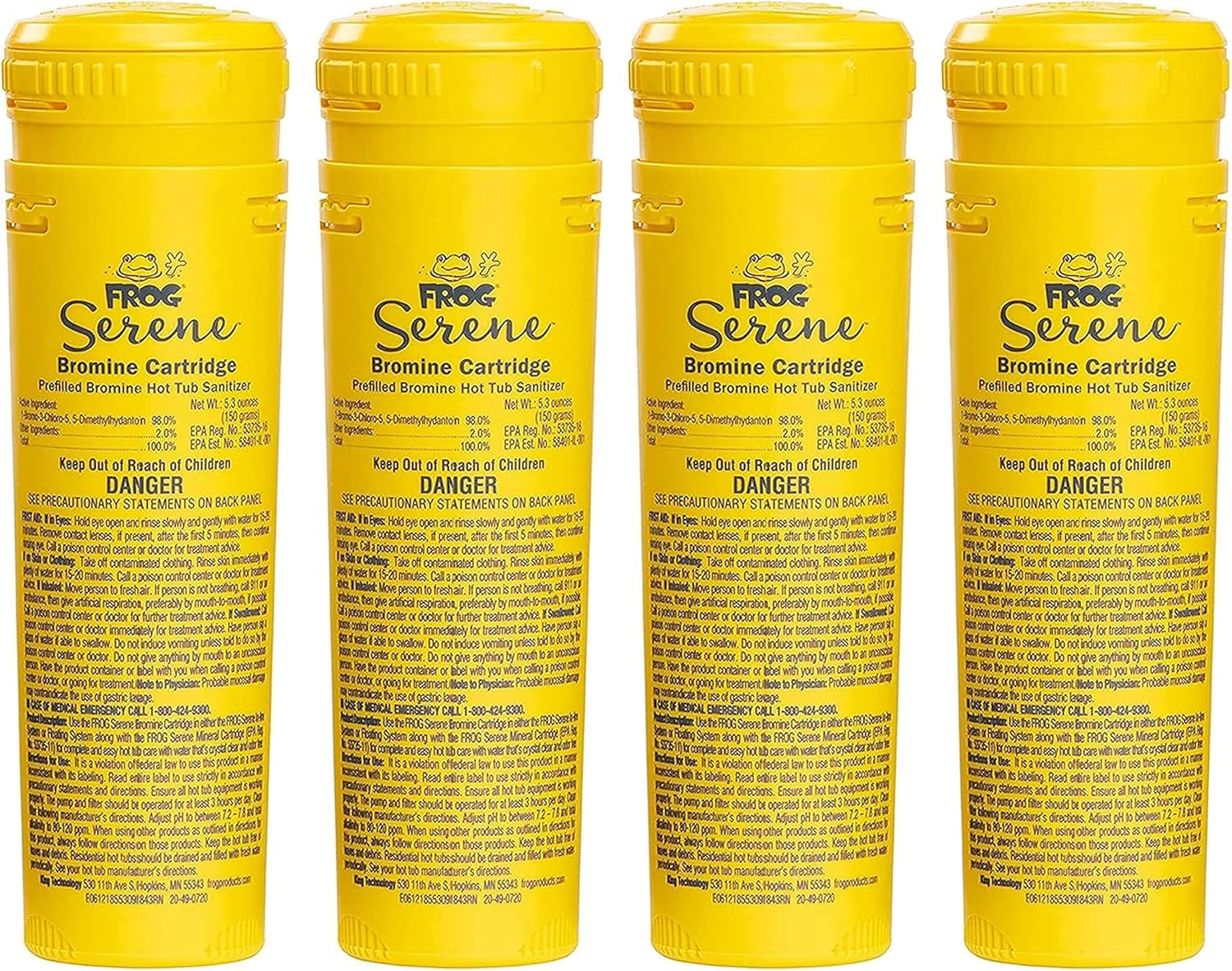 FROG Serene Bromine Cartridges for Easy Hot Tub Maintenance