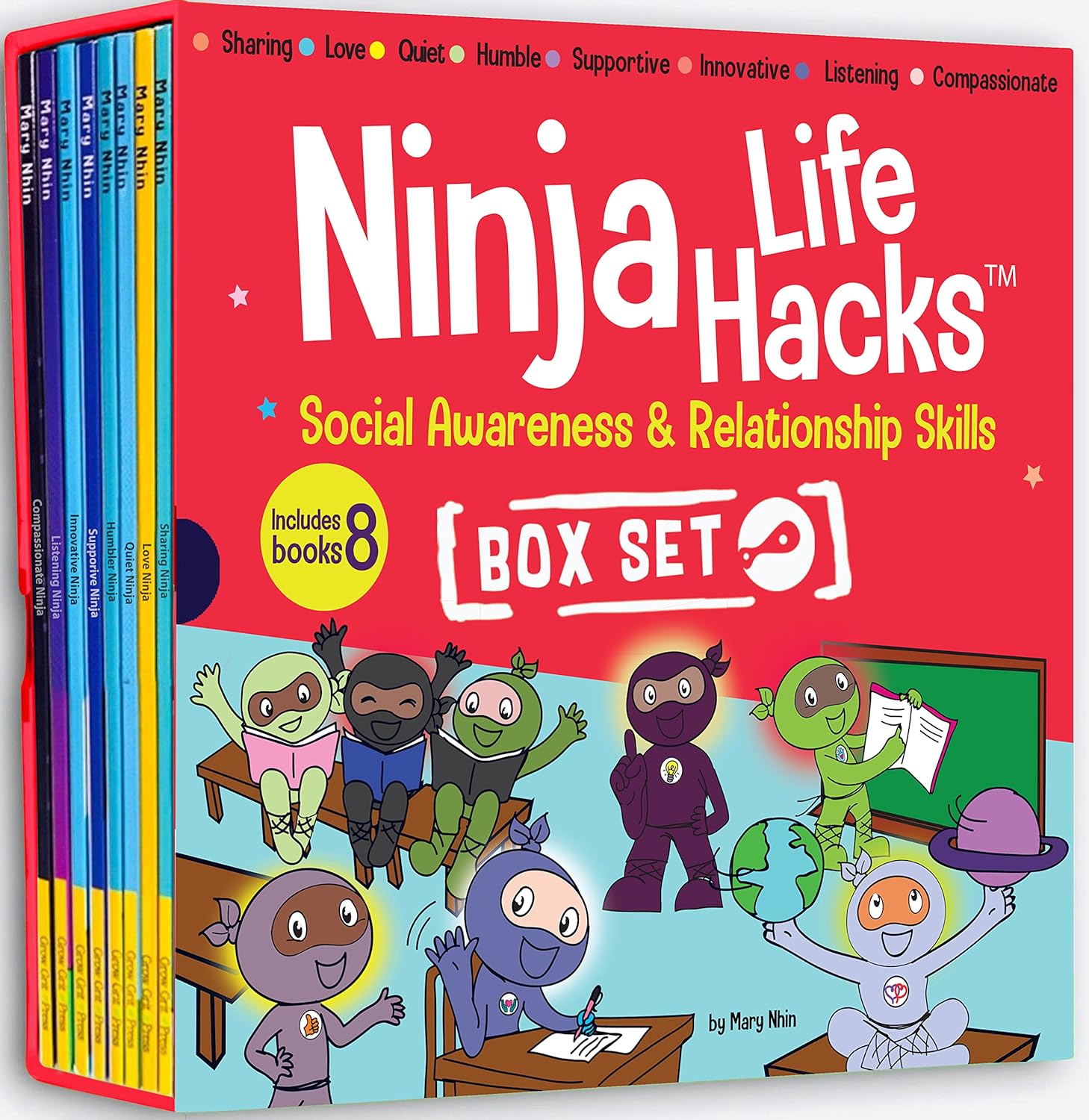 Ninja Life Hacks Social Awareness and Relationship Skills Box Set