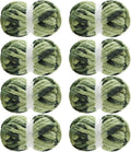 Tie Dye Chunky Yarn for Crocheting & Knitting - Soft Sage Green