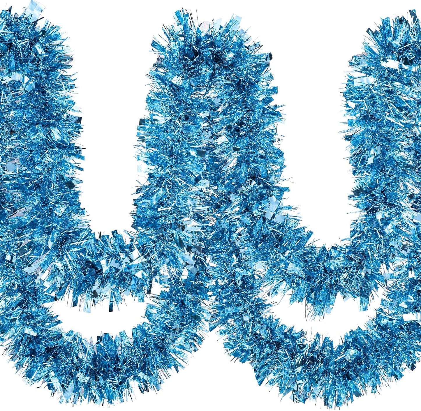 150 Feet Christmas Tinsel Garland for Festive Decorations