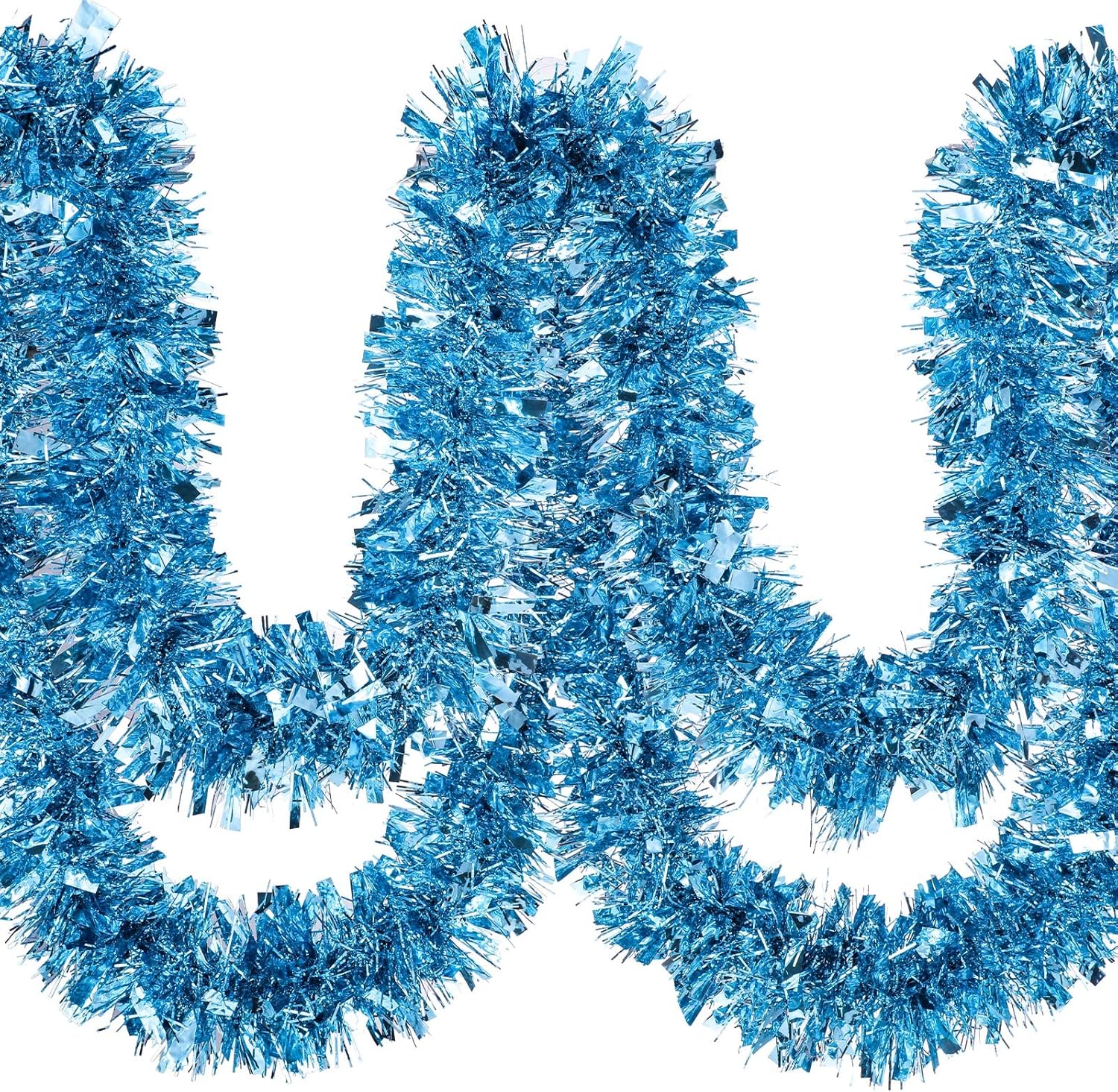 150 Feet Christmas Tinsel Garland for Festive Decorations