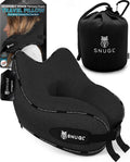 SNUGL Travel Pillow Memory Foam Neck Pillow - Ergonomic Support