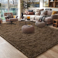 Soft Fluffy Area Rug 5ft x 8ft - Plush Shaggy Bedroom Rug