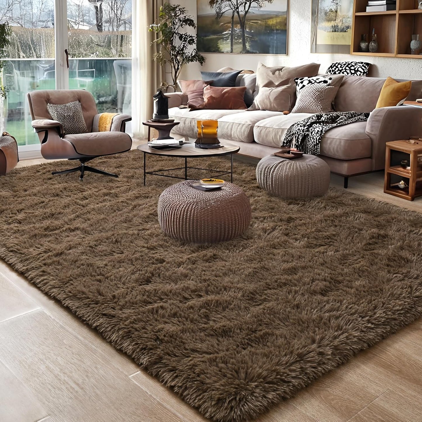 Soft Fluffy Area Rugs for Bedroom Kids Room by Foxmas