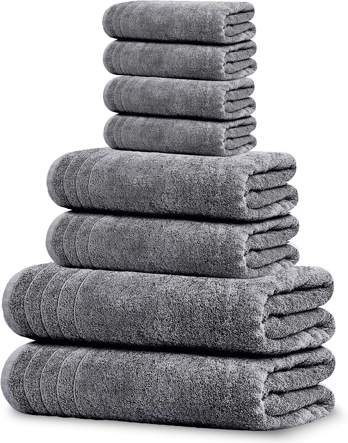 Tens Towels Pack of 8 Towels Set for Ultimate Bathroom Comfort