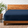 Bare Home Flannel Fitted Bottom Sheet Full - Velvety Soft, Deep Pocket