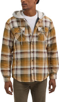 Wrangler Authentics Men's Quilted Lined Flannel Shirt (Style QVBV)